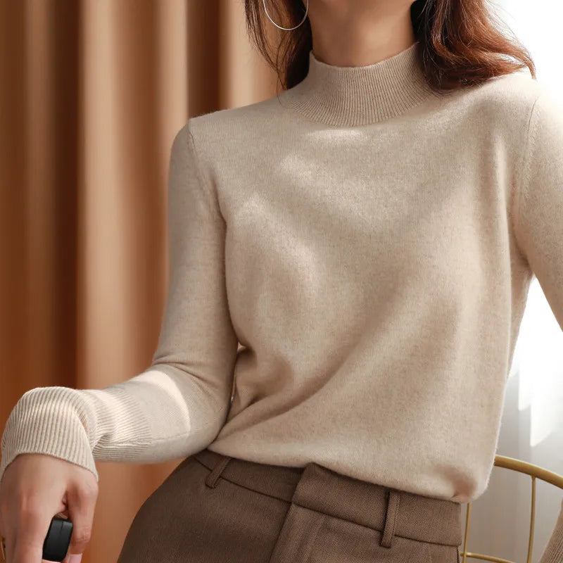 Women's Turtleneck Knit Sweater