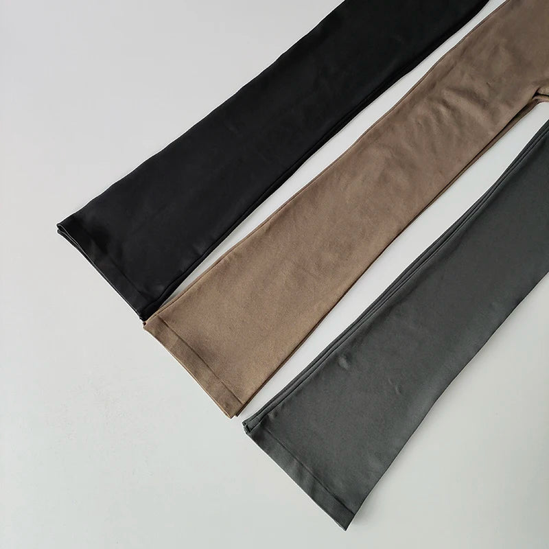 High-Waisted Flared Yoga Leggings