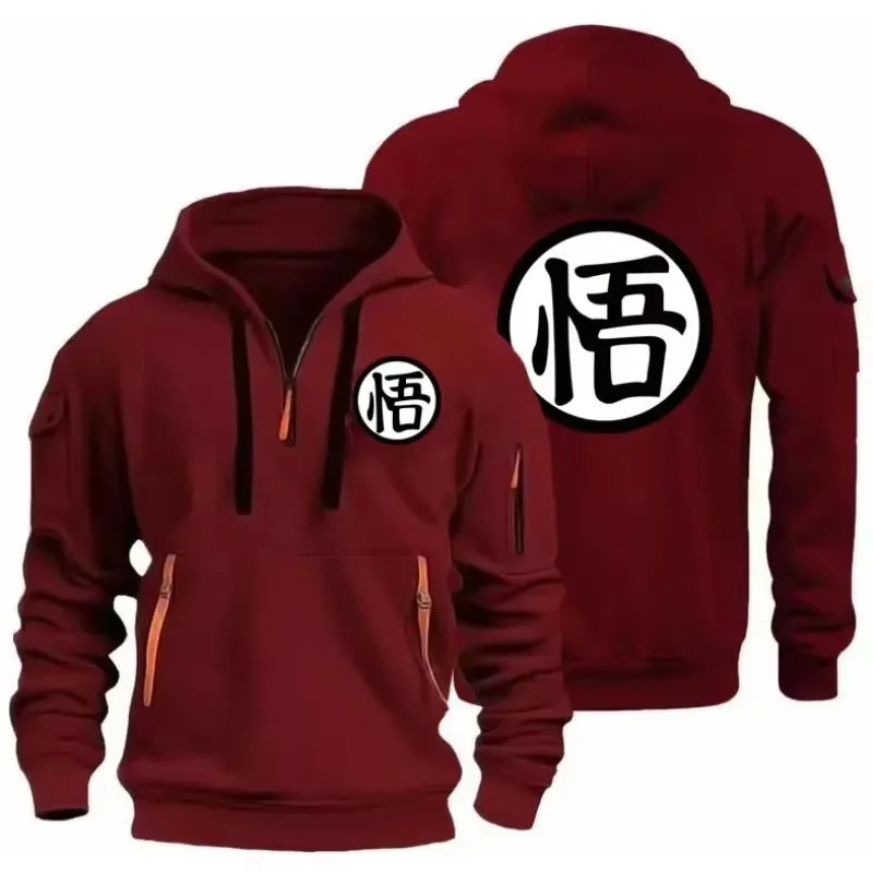 Men's Solid Color Sports Hoodie