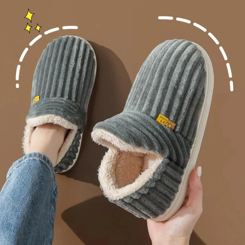 Men's Fluffy Fur Slippers