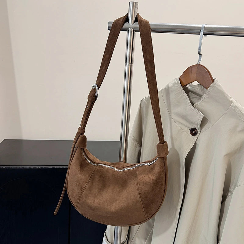 Women's Velvet Crossbody Shoulder Bag