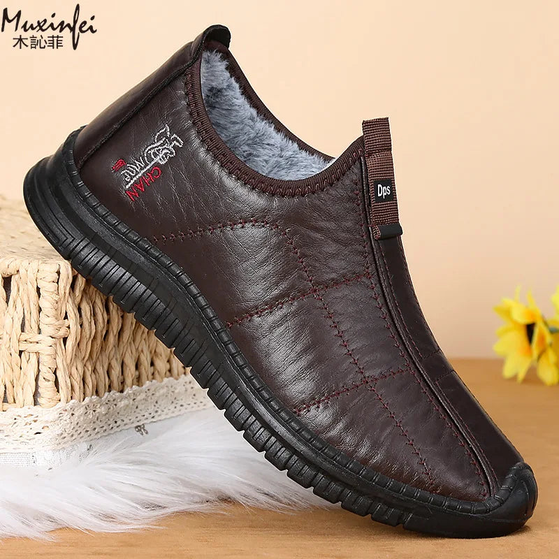 Men's Plush Winter Snow Boots