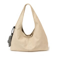 Women's Solid-Color Canvas Shopper Tote