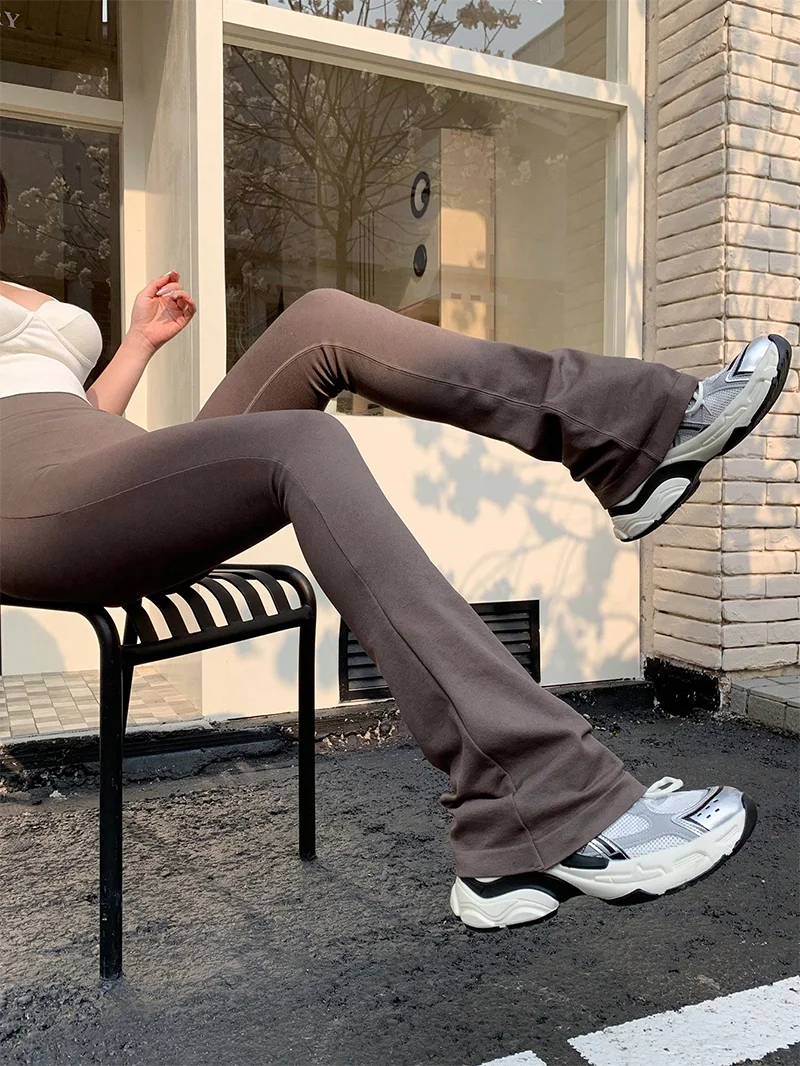 High-Waisted Flared Yoga Leggings