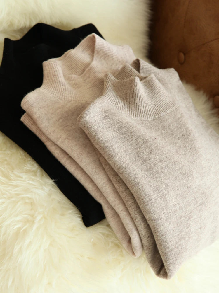 Women's Turtleneck Knit Sweater