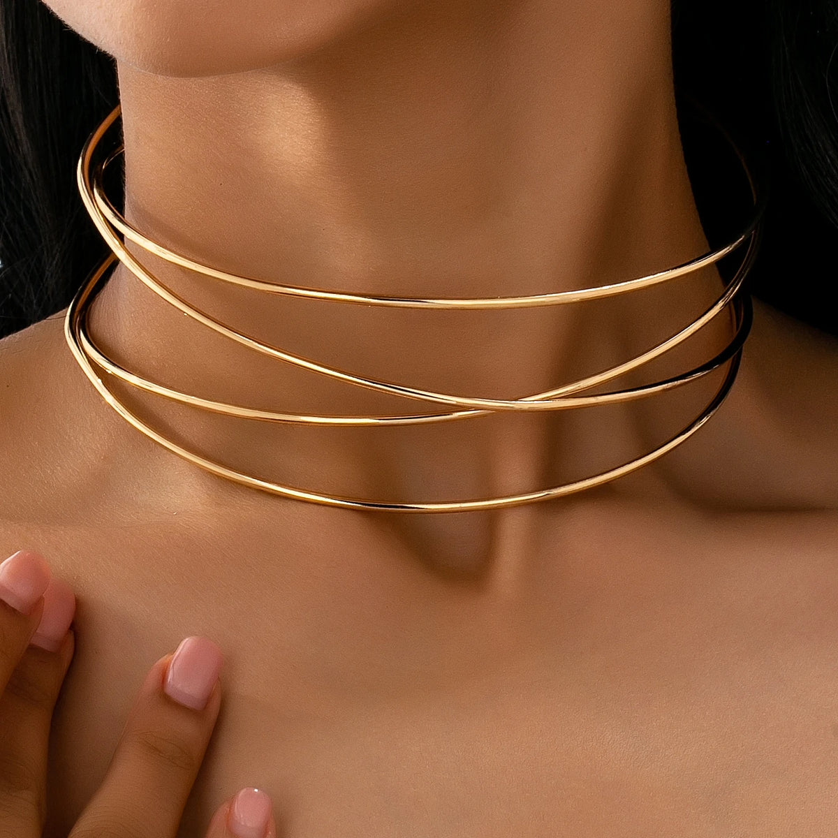 Women's Simple Line Necklace for Daily Wear