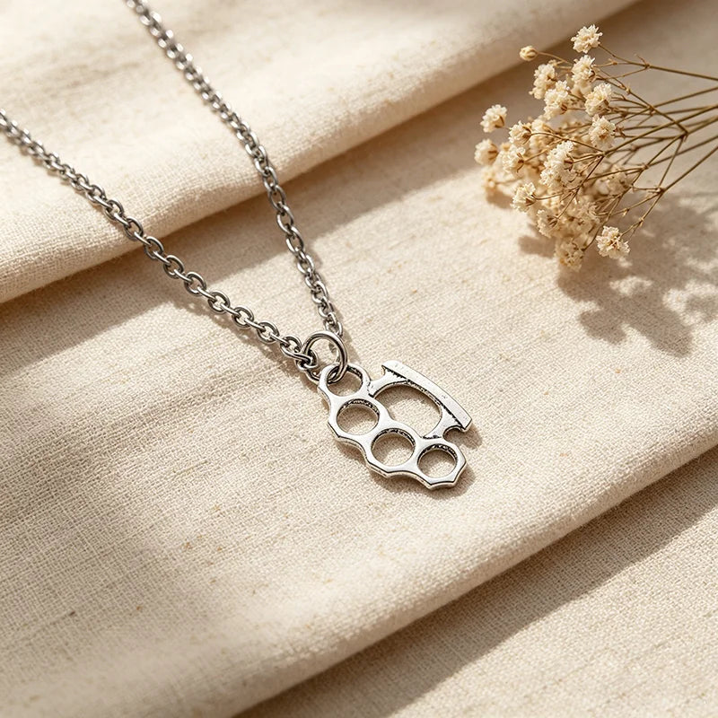 Women's Gothic Brass Pendant Necklace