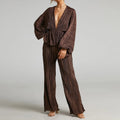 Women's Deep V Two-Piece Set