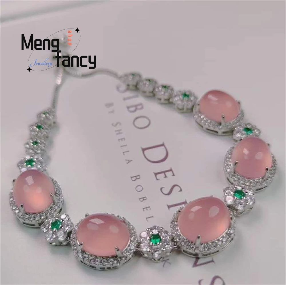 Women's Natural Gemstone & Jade Silver-Plated Bracelet