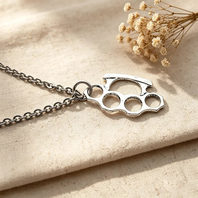 Women's Gothic Brass Pendant Necklace