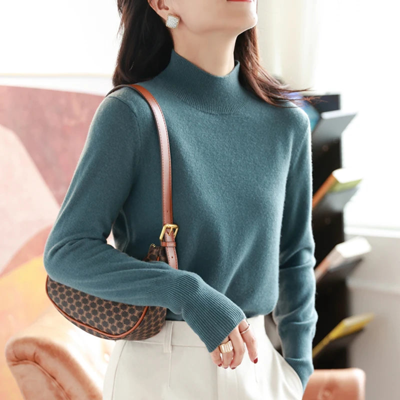 Women's Turtleneck Knit Sweater