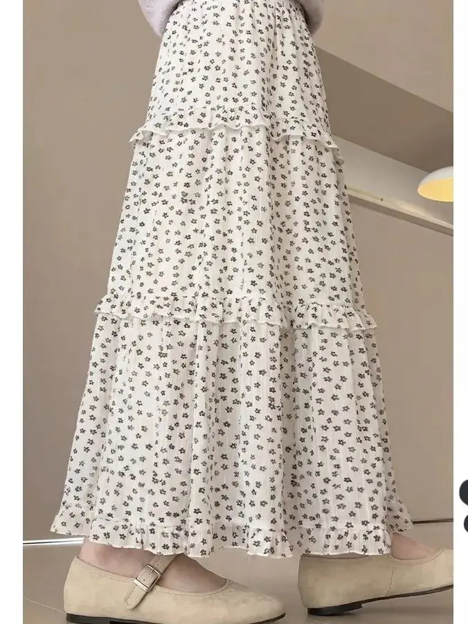 Women's Floral Midi Skirt