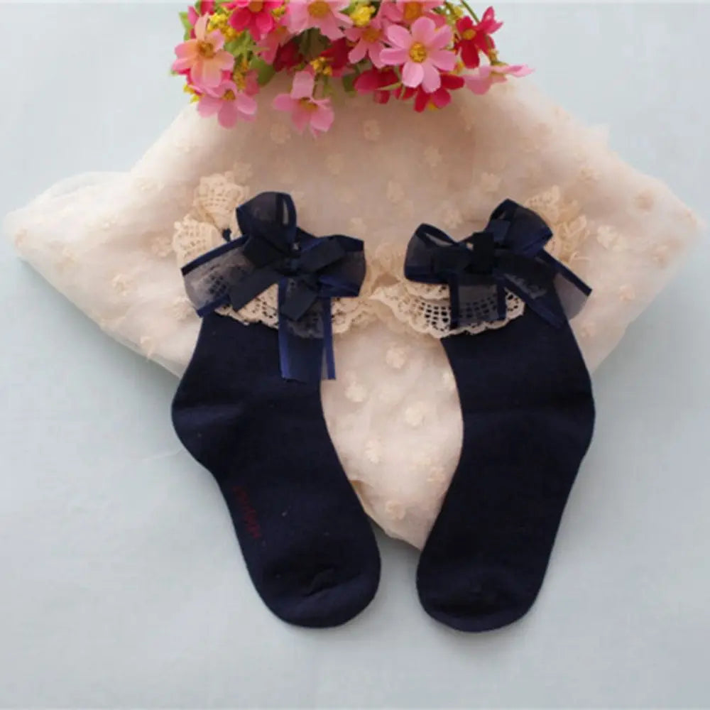 Women's Lace Ruffle Ankle Socks, 2-Pack