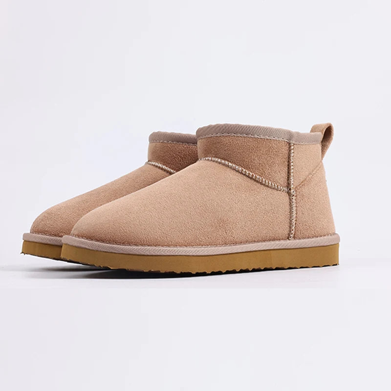 Cozy Fur-Lined Short Winter Boots