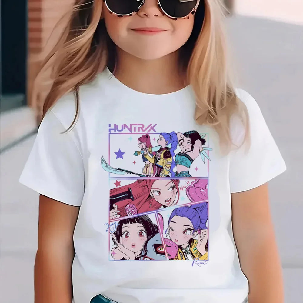 Girls' Cartoon Graphic T-Shirt