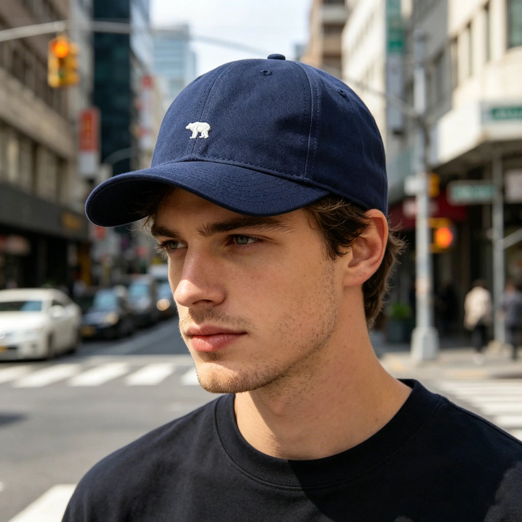 Cute Bear Embroidered Dad Cap