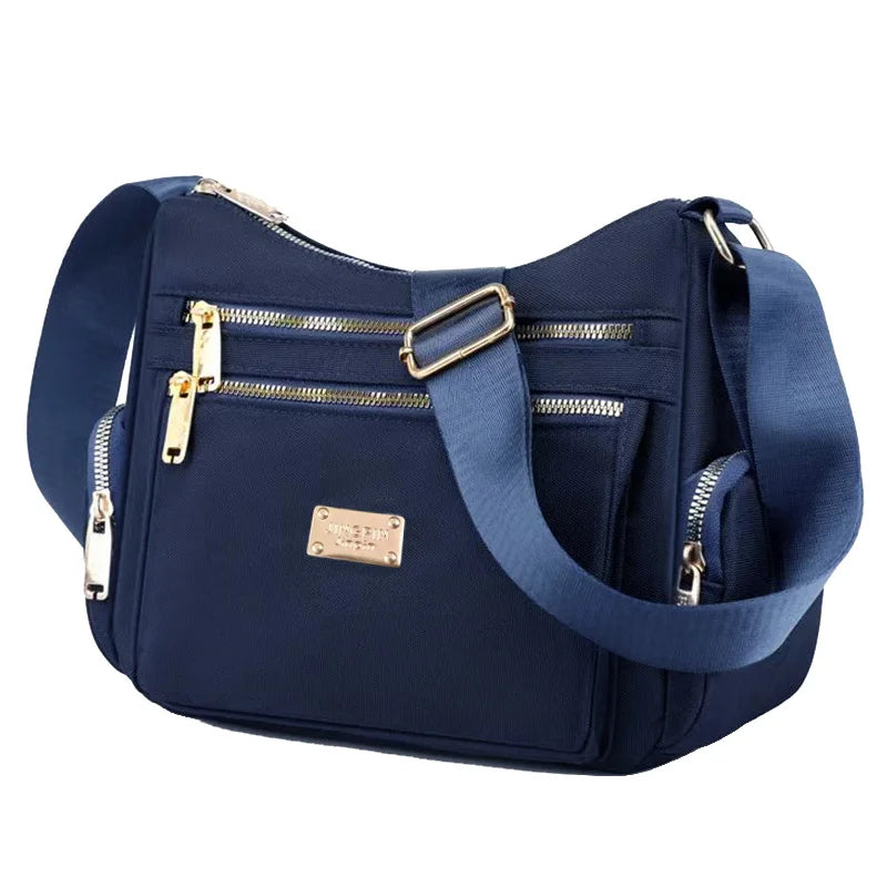 Women's Multi-Layer Zip Handbag