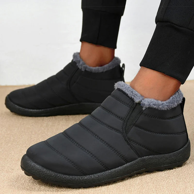 Men's Fur Slip-On Winter Boots