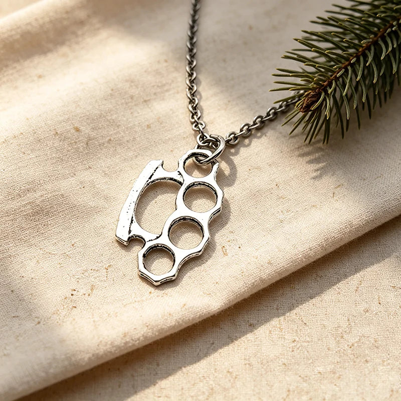 Women's Gothic Brass Pendant Necklace