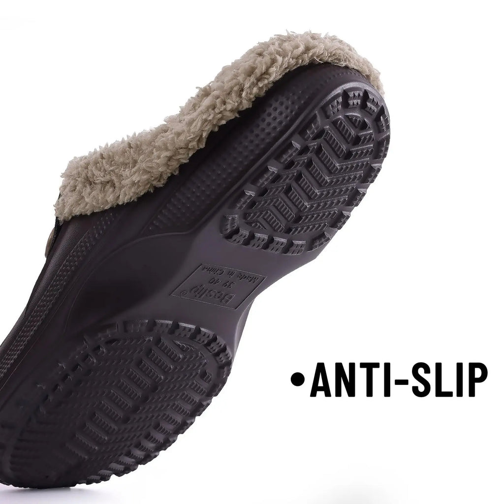 Men's Cozy Fur Slippers