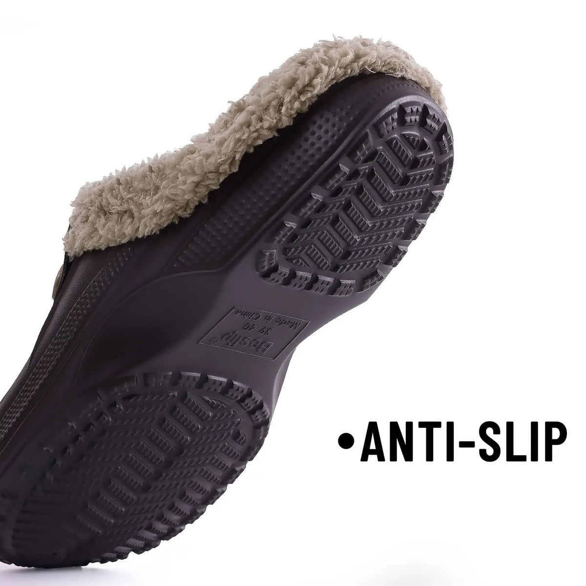 Men's Cozy Fur Slippers