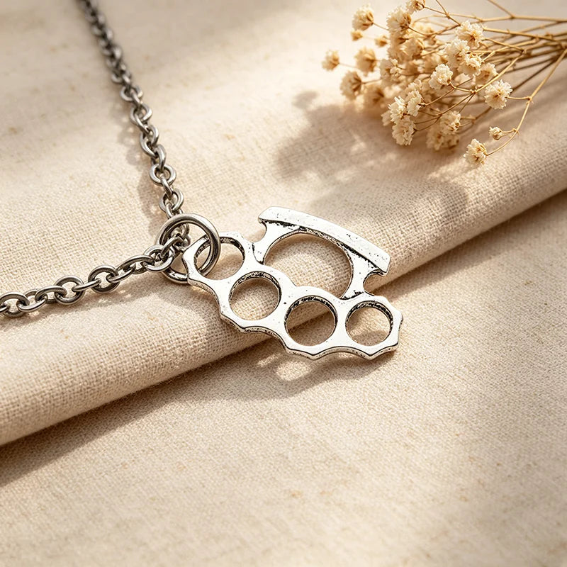 Women's Gothic Brass Pendant Necklace