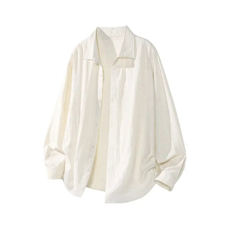 Men's Classic Solid Button-Down Shirt
