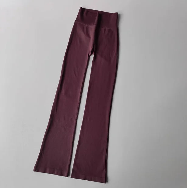 High-Waisted Flared Yoga Leggings
