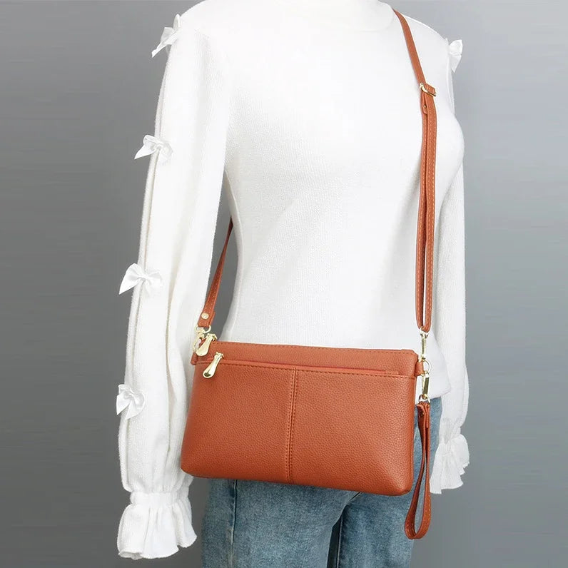 Women's PU Leather Clutch Crossbody