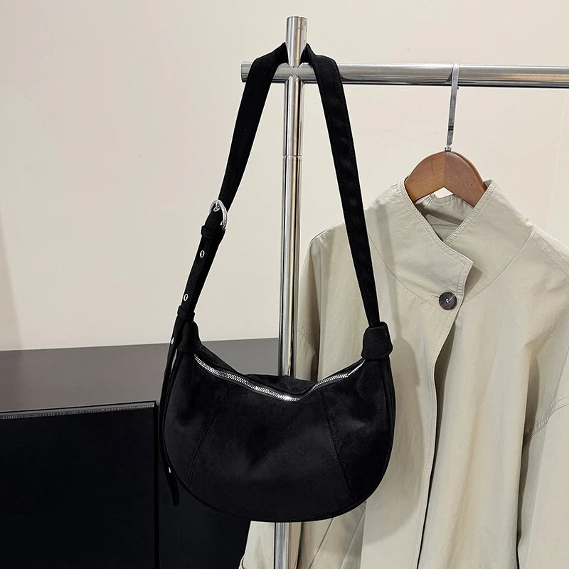 Women's Velvet Crossbody Shoulder Bag