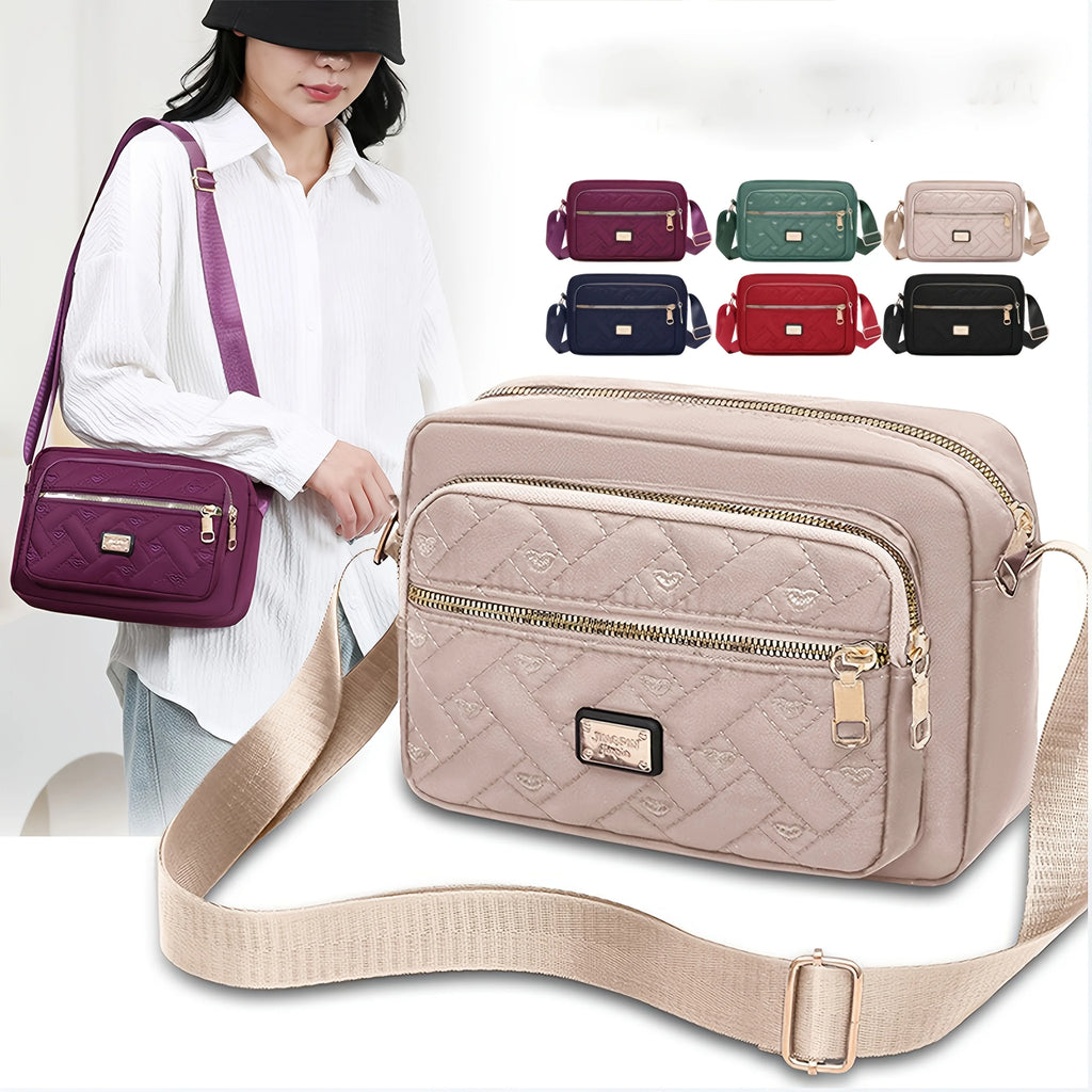 Women's Multi-Layer Crossbody Wallet Purse