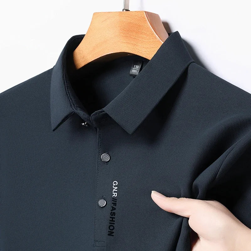 Men's Solid Color Polo Shirt