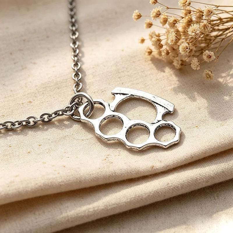 Women's Gothic Brass Pendant Necklace