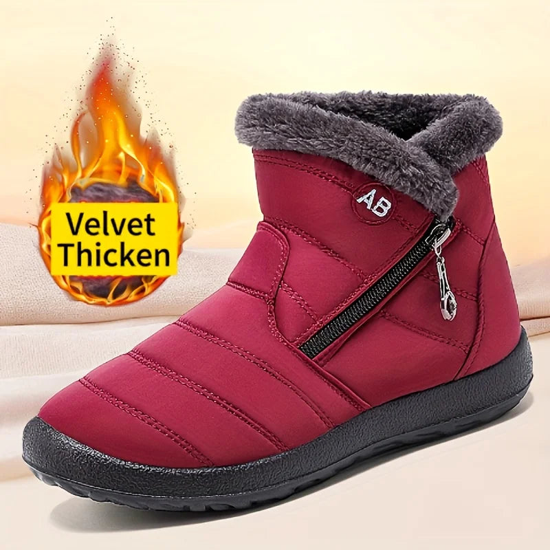 Quilted Puffer Winter Boots