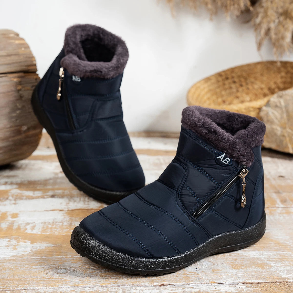 Quilted Puffer Winter Boots