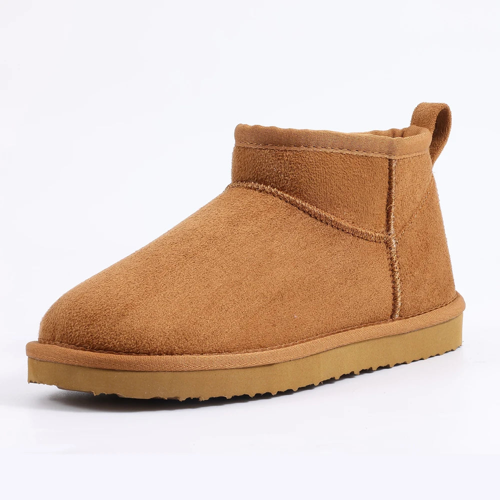 Cozy Fur-Lined Short Winter Boots