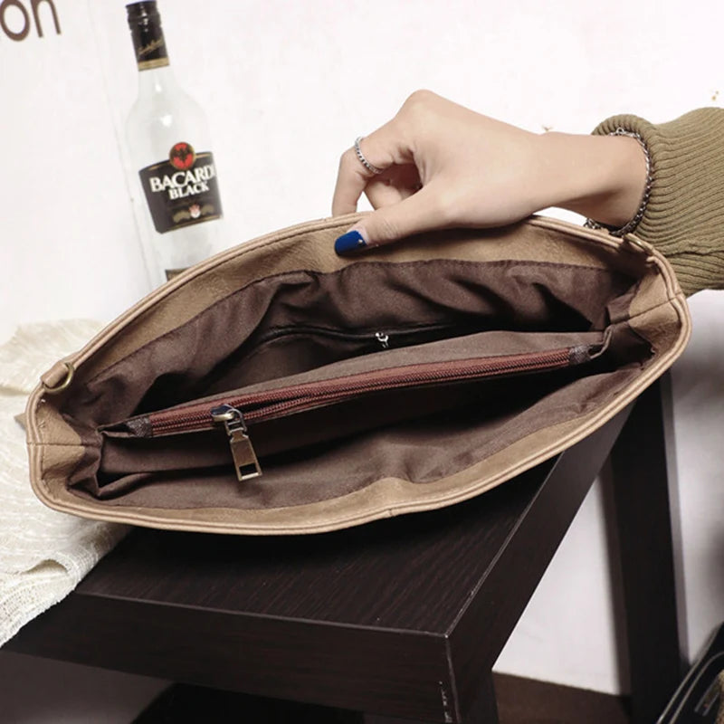 Women's PU Leather Laptop Messenger Bag