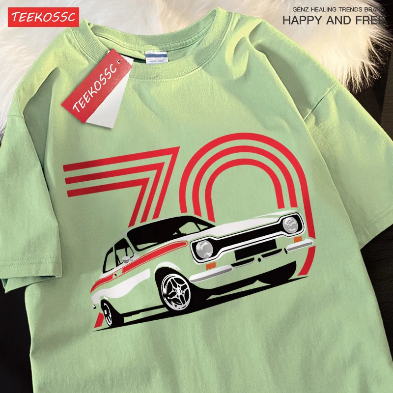 Vintage Old Car 70th Anniversary T-Shirt