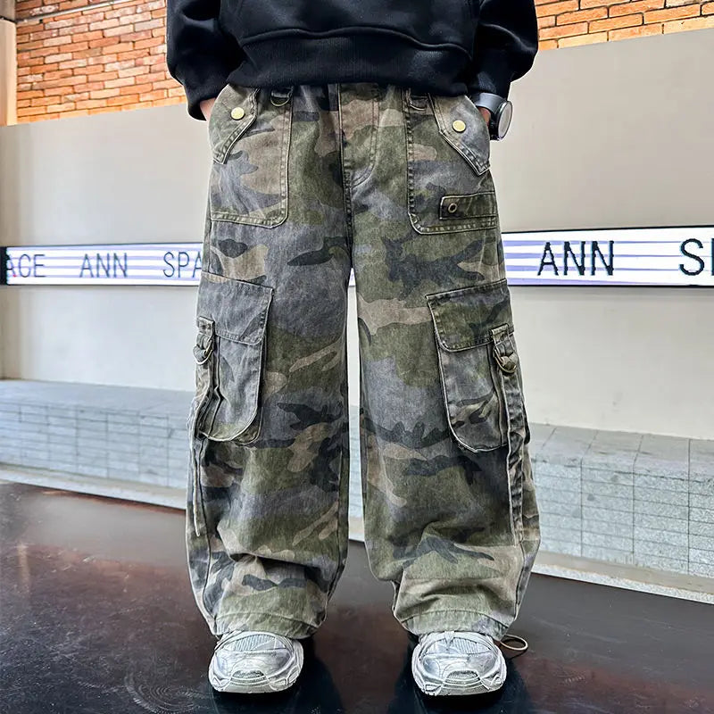 Boys' Camouflage Cargo Pants