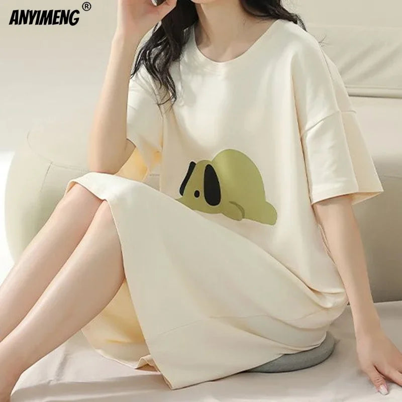 Happy Critters Cotton Nightgown
