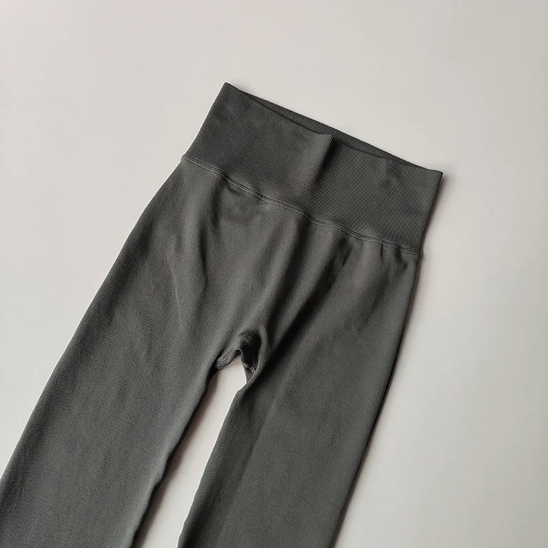 High-Waisted Flared Yoga Leggings