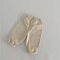 Kids Solid Cargo Pants