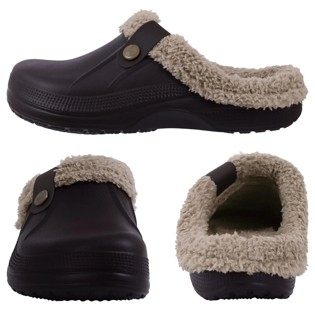 Men's Cozy Fur Slippers