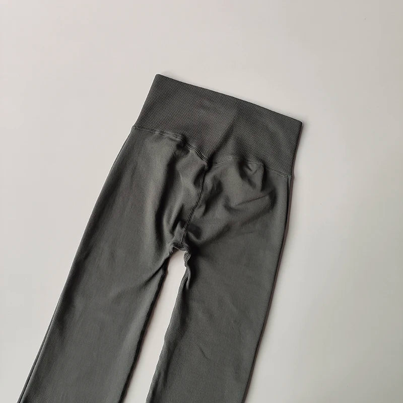 High-Waisted Flared Yoga Leggings