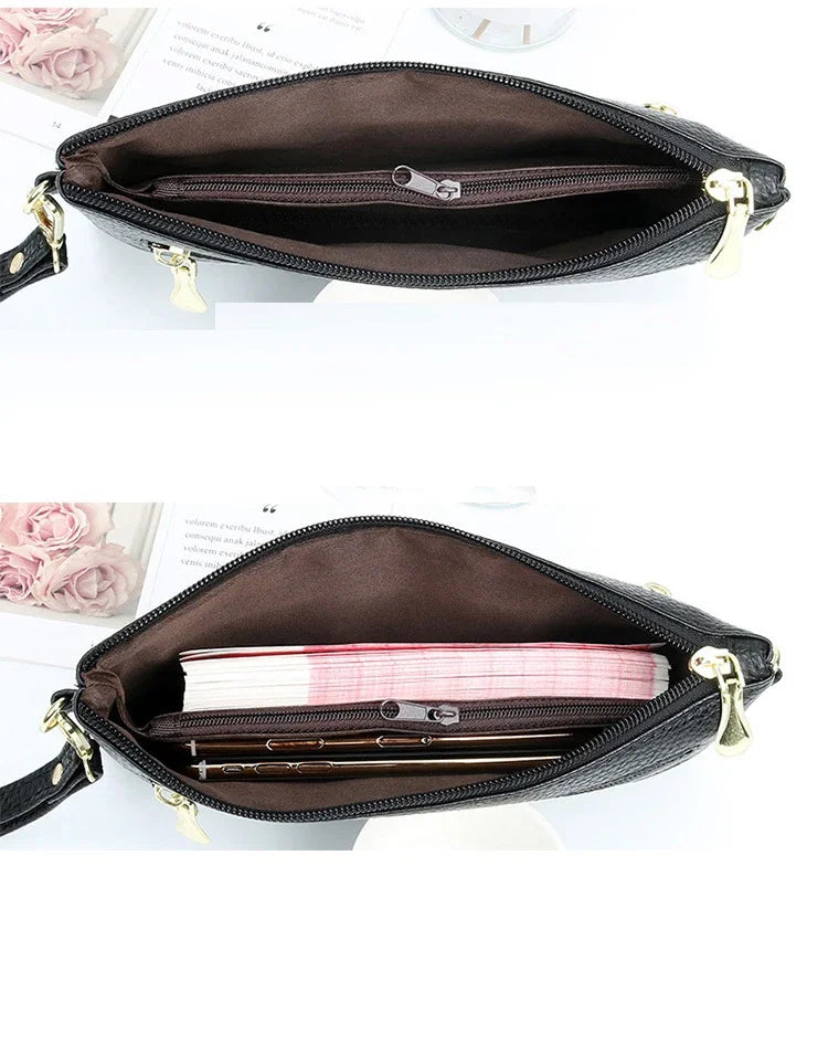 Women's PU Leather Clutch Crossbody