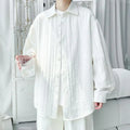 Men's Classic Solid Button-Down Shirt