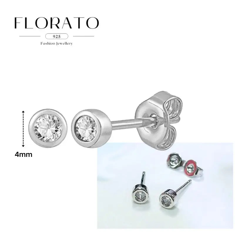 Sterling Silver Butterfly Pendant Hoop Earrings