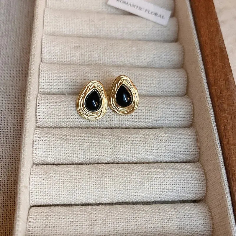 Women's Water Drop Stud Earrings