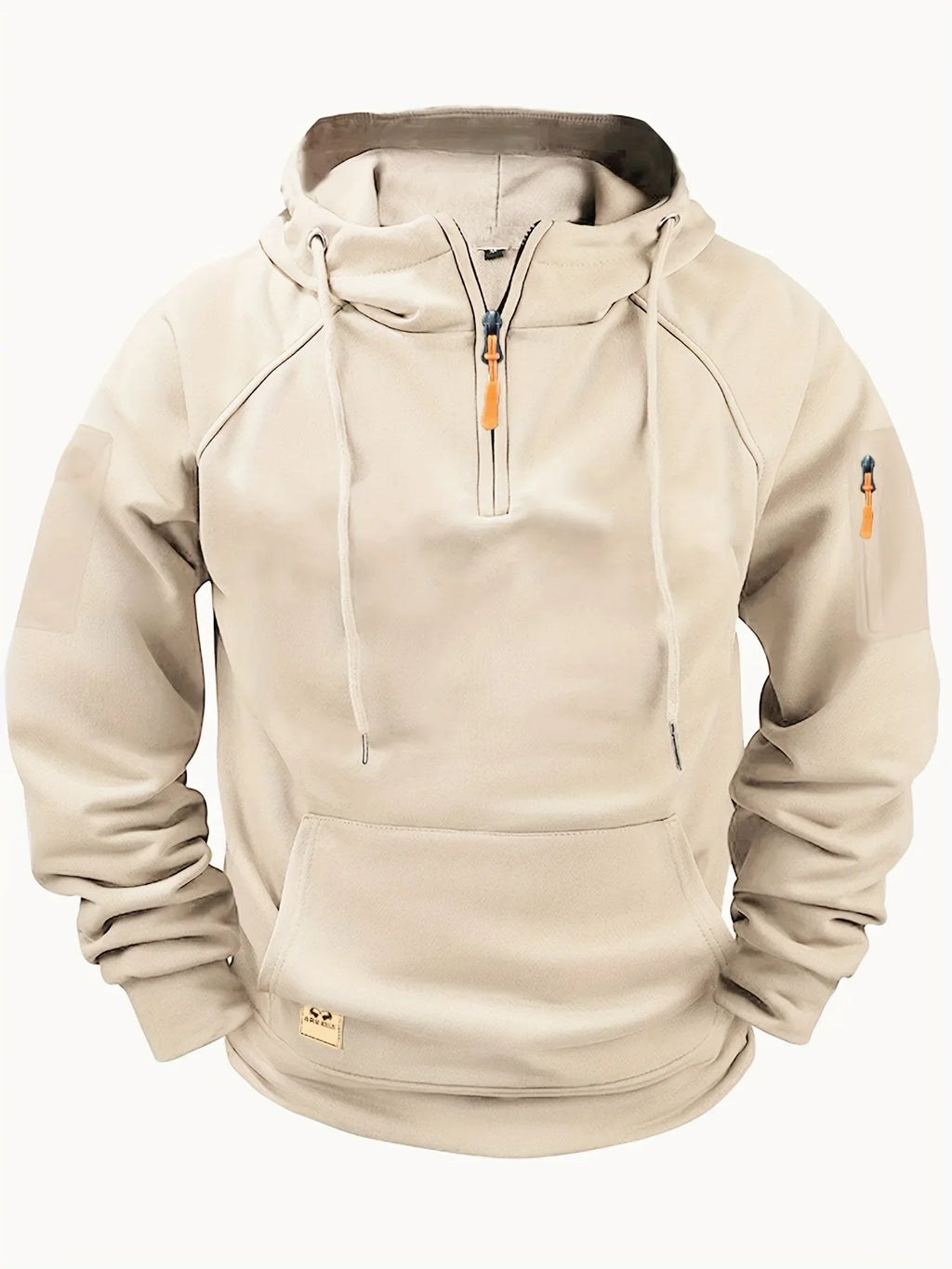 Men's Casual Sports Hoodie with Arm Pocket