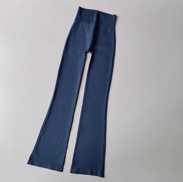 High-Waisted Flared Yoga Leggings